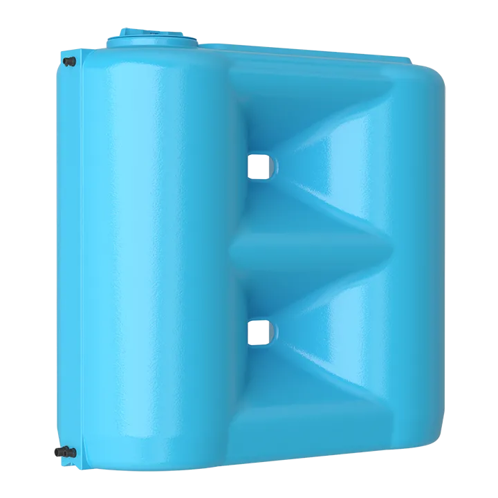 Емкость прямоугольная вертикальная Combi 1500 BW, 1 500 л, цвет синий (АКВАТЕК)